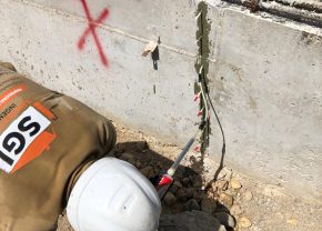 Soldadura de fisuras en concreto Centro cultural de la música vallenata (CCMV)